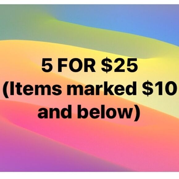 5/$15 SALE or 5/$25 SALE - Picture 2 of 8